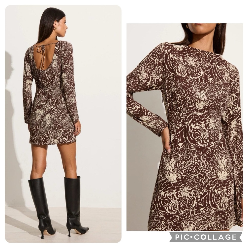 NWT Faithful the Brand Yves Mini Dress Salamanca - Picture 3 of 5